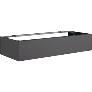 Neoro Waschtischunterschrank 1 Auszug 120 x 23,5 x 51,3 cm Grau