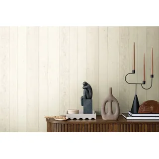 A.S. Création Vliestapete Best of Wood`n Stone 53 cm 10 m 0 g grau/weiß