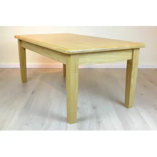 Couchtisch Landhaus 110X70cm Höhe 55cm Eiche massiv Ecken gerundet