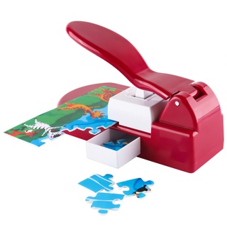 OTCRAFT Puzzle Maker Maschinenschneider, Puzzle-Maschine mit 10 selbstklebenden Schaumstoffen, für Kunst und Handwerk, Puzzle, Scrapbooking und DIY Puzzle, Mini-Werkzeug