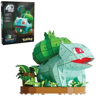 Spin Master 4D Build - Pokémon Bisasam - detailreicher 3D-Modellbausatz