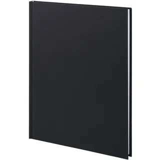 RÖSSLER Notizbuch A4 blanko Schwarz