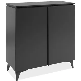 Finori Kommode 88 x 92 x 40 cm Schiefer dunkel / Anthrazit
