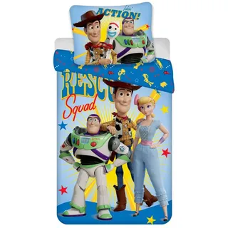 Disney Toy Story Baumwolle Mehrfarbig 140 x 200 cm + 70 x 90 cm