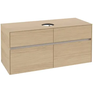 Villeroy & Boch Collaro Waschbeckenunterschrank 120 x 55 cm Nordic Oak