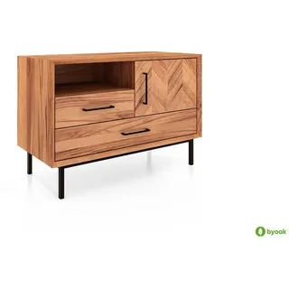 byoak Kommode, Kernbuche, Holz, Echtholz,Buche, 97x65x45 cm, Wohnzimmer, Kommoden & Sideboards, Kommoden