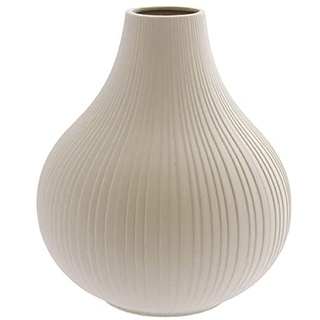 Storefactory - Ekenäs - Vase - Farbe: Beige - Maße (ØxH): 21 x 25 cm - Keramik