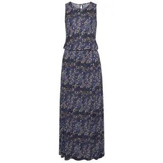 VIVANCE Maxikleid Blau/Rosé Bedruckt 40