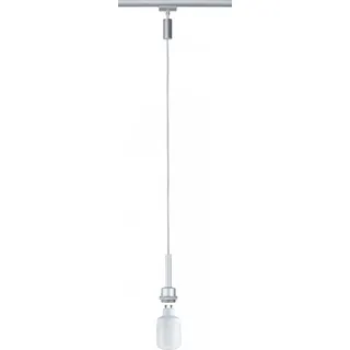Paulmann URail Schienensystem DecoSystems Sparlampe Pendel Blanko 1x9W GU10 230V Metall Chrom matt - Silber