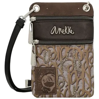 Anekke Core Mantle Mini Umhängetasche Synthetik Brown