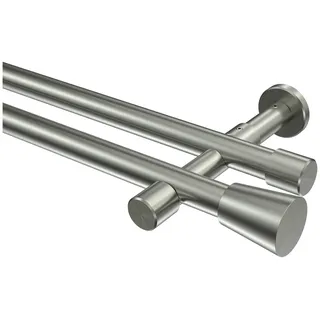 Interdeco Vorhangstange Prestige Sitra 2-läufig Ø 20 mm 200 cm Weiß