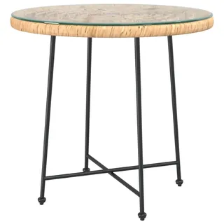 vidaXL Esstisch Ø 80 cm braun