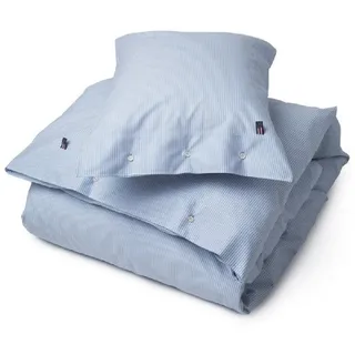Lexington Bettwäsche Bettwäsche Bettbezug Pin Point Blue White Duvet (155x220cm)