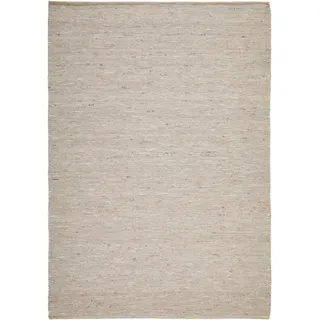 Linea Natura Handwebteppich, Beige, Textil, Steinoptik, rechteckig, 70x130 cm, Care & Fair, Handmade in India, in verschiedenen Größen erhältlich, leicht zusammenrollbar, Teppiche & Böden, Teppiche, Naturteppiche