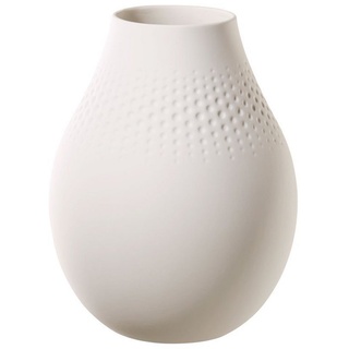 Villeroy & Boch Dekovase Manufacture Collier blanc Vase Perle hoch (1 Stück) weiß