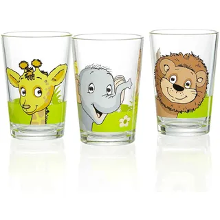 Ritzenhoff & Breker Dschungeltiere Wasser- & Saftglas 0,2 l 3 St.