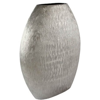 Kaheku Vase Abius oval silber 27x7,5x34,5h 1211000197