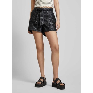 Shorts in Leder-Optik Modell 'CLIO', Black, S