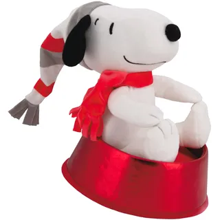 Hallmark Weihnachtsbaumspitze, Snoopy, Erdnüsse Comics, Rot und Weiß