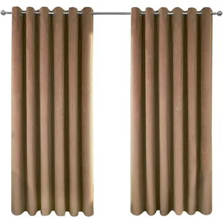 Homescapes VERDUNKELUNGSVORHÄNGE Samt mit Thermo-Funktion, 117/137 cm