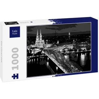 Lais Puzzle Köln schwarz weiß 1000 Teile