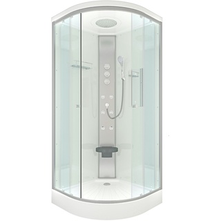 AcquaVapore Duschkabine Fertigdusche Dusche Komplettkabine D10-10T1 90x90 cm ohne 2K Scheiben Versiegelung