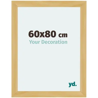 yd. Your Decoration - Bilderrahmen 60x80 cm - Billderrahmen aus MDF mit Acrylglas - Antireflex - 60x80 Rahmen - Mura