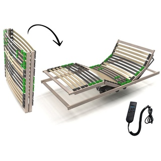 fox2fox gmbh Lattenrost 80x200 cm elektrisch verstellbares Kopf- und Fussteil
