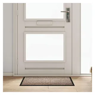 vidaXL Fußmatte 80 x 60 cm Beige
