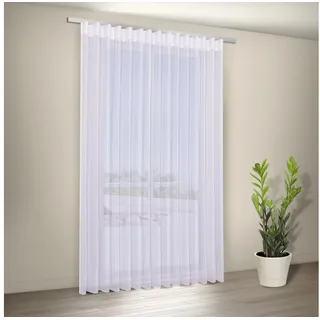 Gerster Gardine Gerster Store mit Wellenband, Effekt-Voile B =, transparent