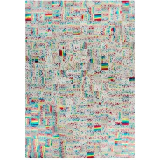 Kayoom Rocket Lederteppich 80 x 150 cm Mehrfarbig