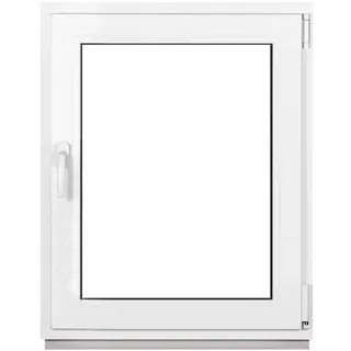 Framex Kellerfenster Fenster Kunststofffenster Weiß Breite x Höhe 85 x 110 cm (850 x 1100 mm) 2-fach (32 mm) Dreh Kipp DIN Rechts - Premium - Alle Größen