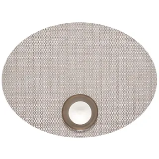 Chilewich, Tischset, Thatch Tischset oval pebble (1 Stk., 49 x 36 cm)