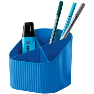 HAN Schreibtischköcher Re-X-LOOP – say yes to 100% recycled, modernes, junges Design für alle Schreibtischutensilien, blau, 17238-914