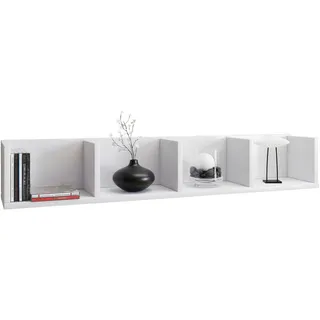 VCM Wandregal Honsa 97 x 15 x 17 cm Weiß