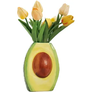 Dekorative Keramikvase „avocado“, Grüne Frucht, Für Hotels Und Pensionen, Kreativer Keramiktopf, 20 Cm