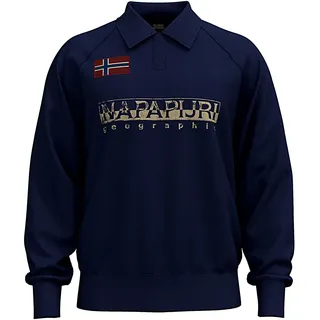 NAPAPIJRI Poloshirt beige / marine / rot XXL