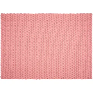 Fußmatte PAD "UNI, Schmutzfangmatte", rosa (pink), B:72cm H:15mm L:92cm, Kunstfaser, Teppiche, Fußmatte, handgewebt, Uni Farben, In- und Outdoor geeignet, auch als Läufer