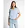 Klassische Bluse blau/weiß M