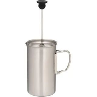 Snow Peak Titanium Kaffeepresse 3 Cups Silber