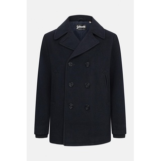 Schott NYC Caban Blau Pea Coat Jacke