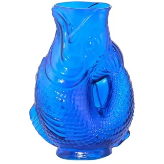 HOME STORY Vase   , blau , Glas , Maße (cm): B: 20,5 H: 30 T: 13.0