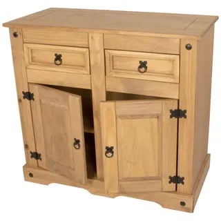 Sam SAM® Sideboard Kommode 92 x 84 x 44 cm Kiefer massiv natur MEXICO