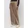 Straight Leg Silk Brown 40 30