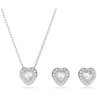 Swarovski Schmuck-Set Ariana Grande x Swarovski Set Verschiedene Schliffe, Herz, Weiß,