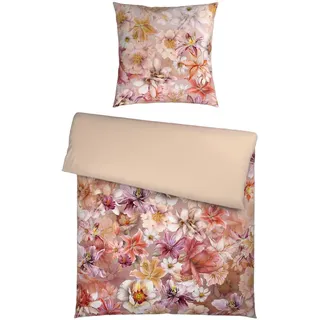 Esposa Wendebettwäsche, Altrosa, Textil, 135x200 cm, Schlaftextilien, Bettwäsche, Bettwäsche, Satin-Bettwäsche