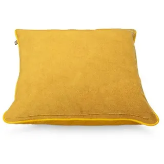 PiP Studio Dekokissen Quilted Yellow Kissen 50 x 50 cm, Cushion Quilted Yellow 50x50cm gelb