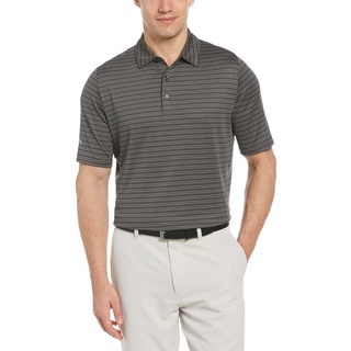 Callaway Fine Line Herren Golf-Poloshirt, belüftet, gestreift, kurzärmelig