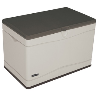 Lifetime Kunststoff Kissenbox Sun 300 L lichtgrau 99x61 cm Gartenbox Aufbewahrungsbox Gerätebox Aufbewahrung
