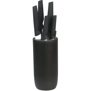 KESPER Messerblock Set 6-tlg. Schwarz